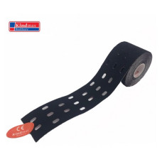 Кінезіо тейп Kindmax Punch 5см х 5м Черный