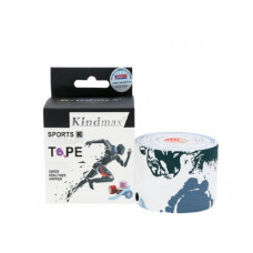 Кінезіо тейп Kindmax 5см х 5м Розовый камуфляж