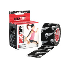 Кінезіо тейп RockTape Design (5см х 5м) Черный череп