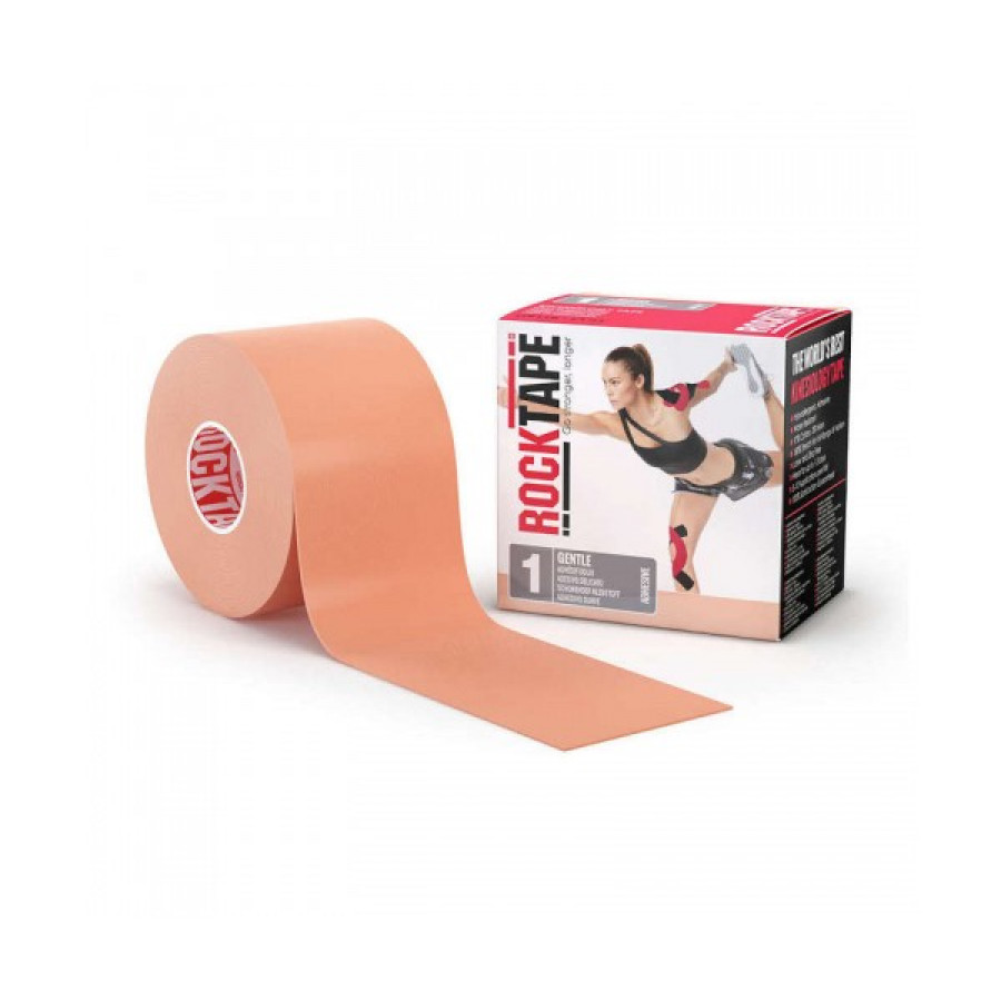 Кінезіо тейп RockTape RX (5см х 5м) Розовый