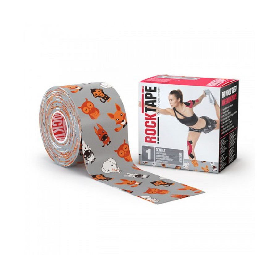 Кінезіо тейп RockTape RX (5см х 5м) Розовый