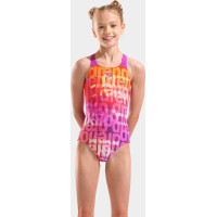 Купальник закритий для дівчат Arena MULTI COLOURS SWIMSUIT V BACK