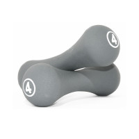 Гантели неопреновые LiveUp Neoprene Dumbbell, 2х4 кг, неопрен, серые