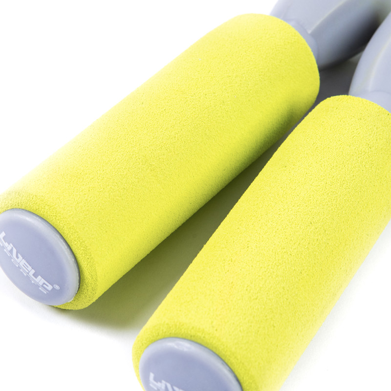 Скакалка LiveUp PVC FOAM HANDLE JUMP ROPE
