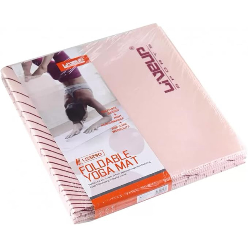 Розкладний килимок для йоги LiveUp FOLDABLE YOGA MAT