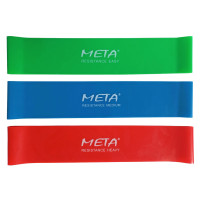Набір резинок для фітнесу Meta Elastic bands Set of 3 pcs
