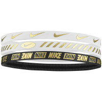 Пов'язка на голову Nike W HEADBANDS 3.0 METALLIC 3 шт