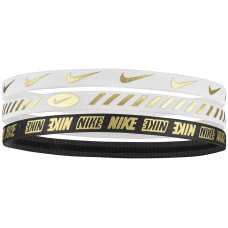 Пов'язка на голову Nike W HEADBANDS 3.0 METALLIC 3 шт