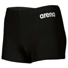 Плавки-боксери для хлопців Arena BOY'S TEAM SWIM SHORT SOLID чорний, білий Діт 152см