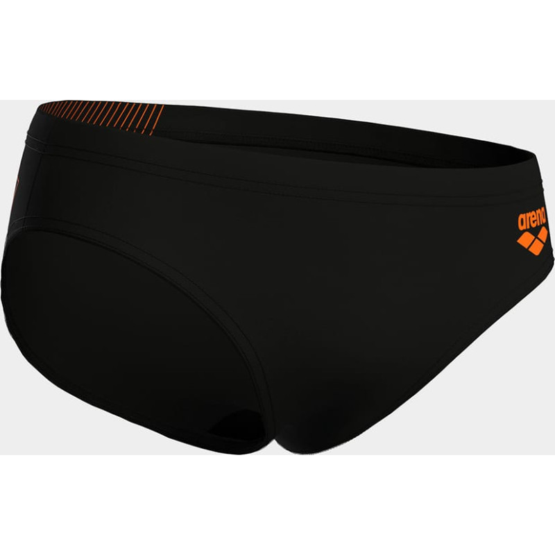 Плавки-сліпи для хлопчиків Arena BRIGHT SWIM BRIEFS чорний, помаранчевий Діт 116 см