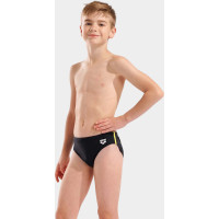 Плавки для хлопчиків Arena SWIM BRIEFS SOLID чорний, жовтий Діт 140 см
