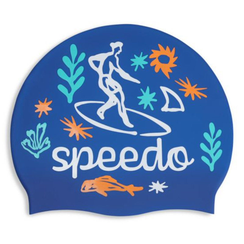 Шапка для плавання Speedo SLOGAN PRT CAP JU/JF/JM