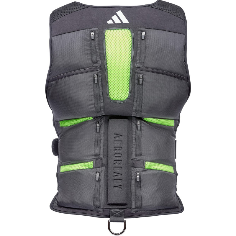 Жилет з регульованою вагою Adidas Performance Adjustable Weight Vest чорний, зелений Уні 10 кг