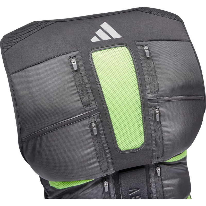Жилет з регульованою вагою Adidas Performance Adjustable Weight Vest чорний, зелений Уні 10 кг