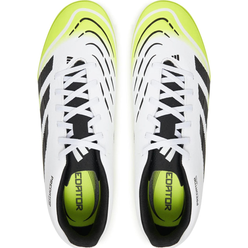 Сороконіжки Adidas PREDATOR CLUB TF білий, чорний, зелений Уні 39 1/3 (6UK) 24.2 см