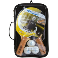 Набір для пінг-понгу Donic Persson 500 cork 2-player set (2ракетки+чохол+3м'яча)