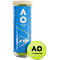 М'ячі для тенісу Dunlop Australian Open 3 ball пластик банка