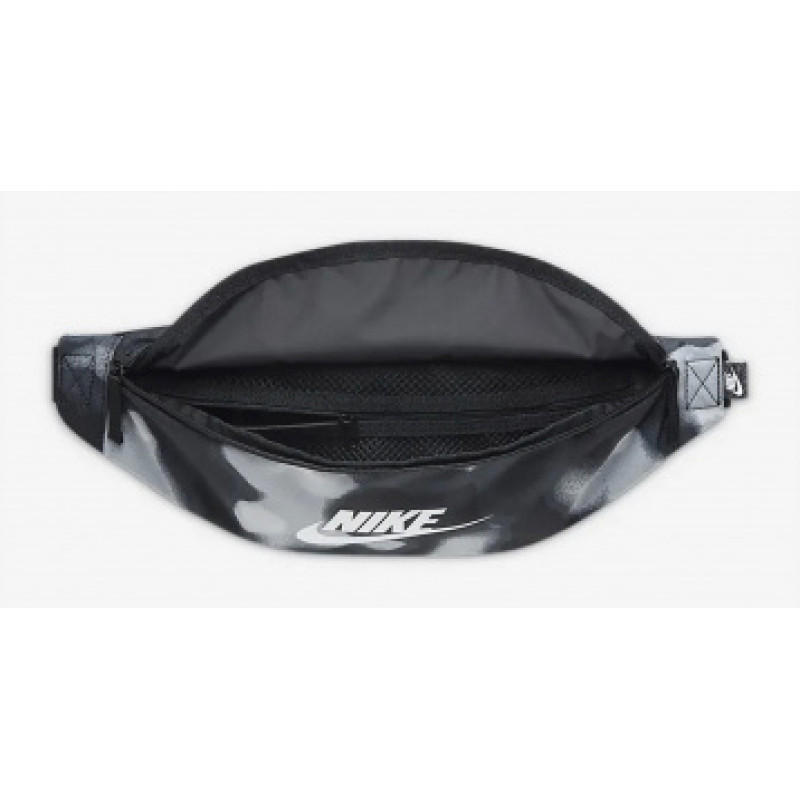 Сумка на пояс Nike NK HERITAGE WAISTPCK - ACCS PR сірий, білий Уні 41 x 10 x 15 см