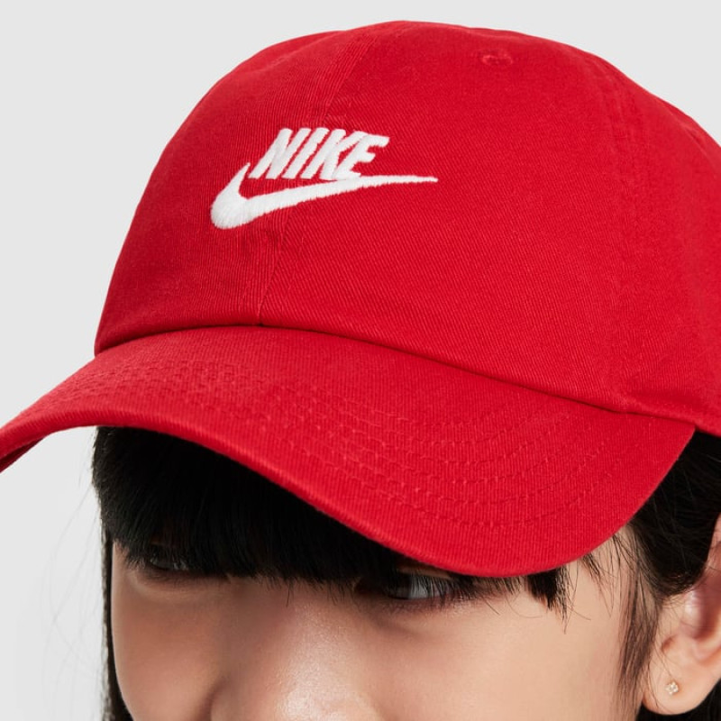 Кепка Nike K NK CLUB CAP US CB FUT WSH червоний Діт 1SIZE