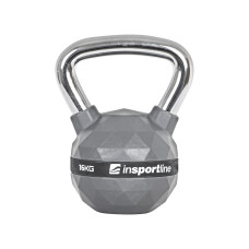 Гиря з гумовим покриттям inSPORTline Kettlebell PU 16 кг