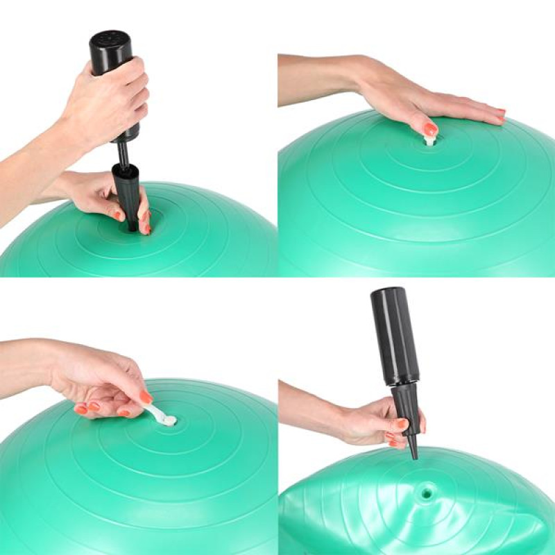 Гімнастичний м'яч HMS YB01, чорний