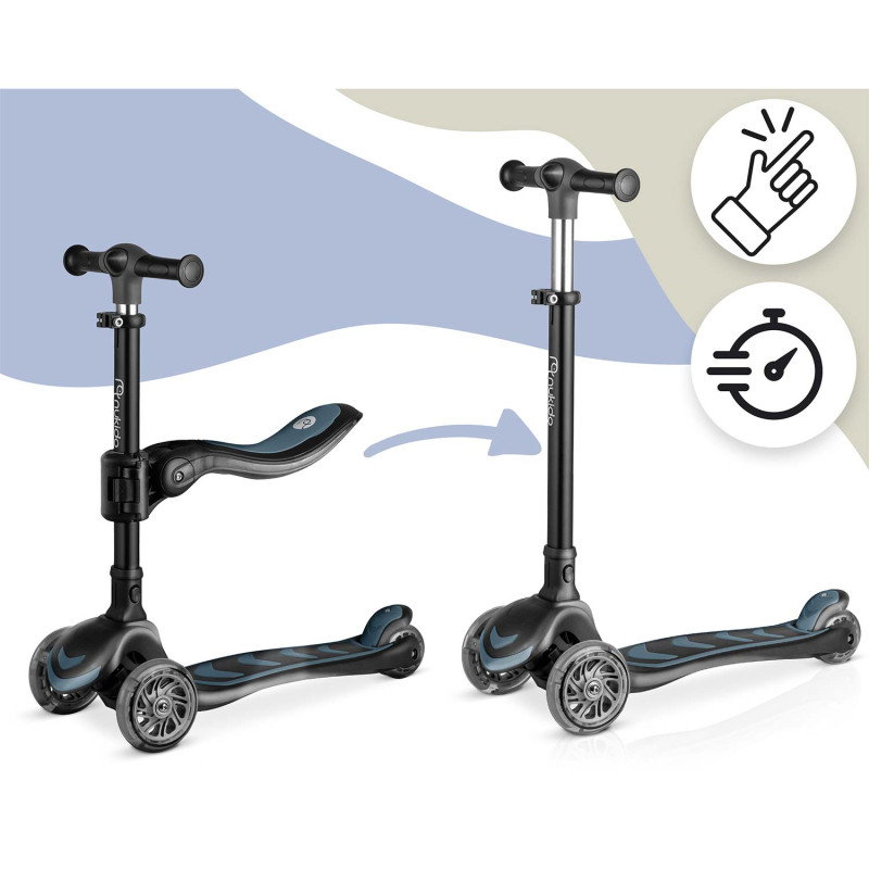 Самокат дитячий Nukido Filippo чорний