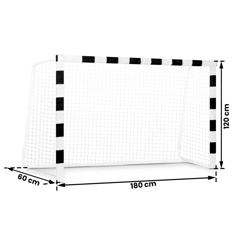 Ворота футбольні Neo-Sport NS-464 180 x 120 x 60 см, чорно-білі