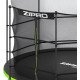 Батут Zipro Jump Pro з внутрішньою сіткою 12 футів 374 см чорно-зелений