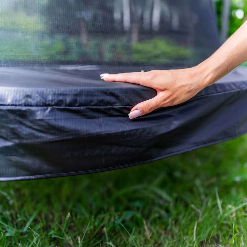 Батут THUNDER INSIDE ELITE з внутрішньою сіткою 10 футів 305 см чорний