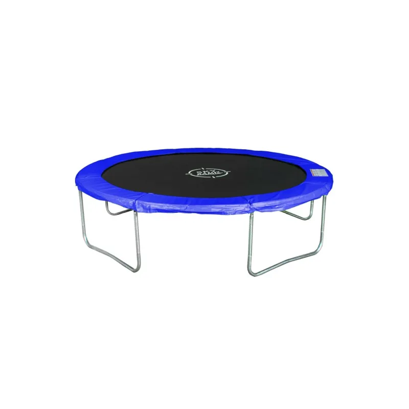 Батут SkyRamiz з зовнішньою сіткою 10 футів 305 см чорно-синій