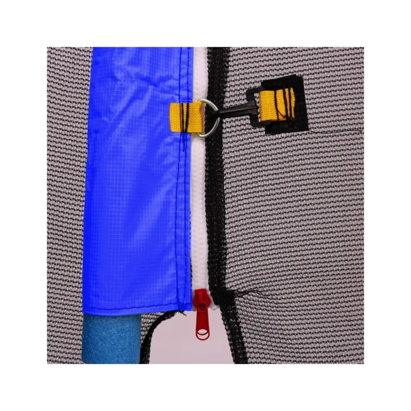 Батут SkyRamiz з зовнішньою сіткою 10 футів 305 см чорно-синій