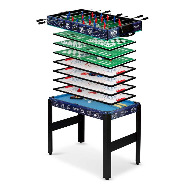 Ігровий стіл 12в1 Neo-Sport-801, 106 x 59 x 90 см - чорний