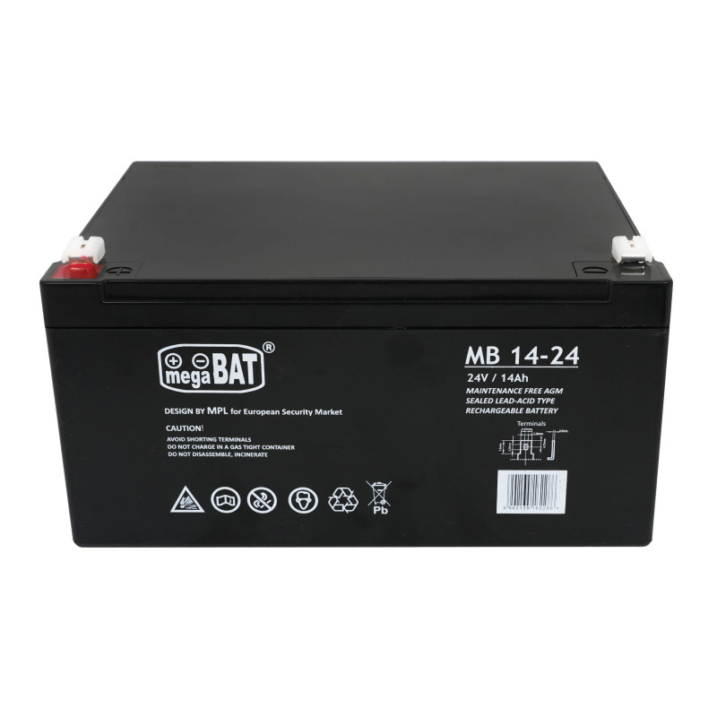 Гелевий акумулятор 24V/14AH для дитячих електромобілів