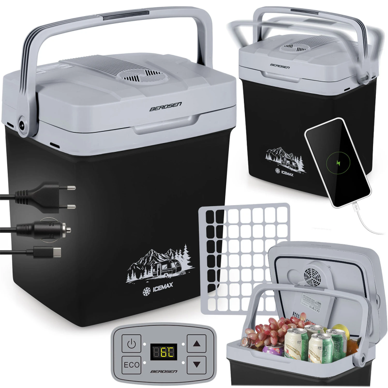 Холодильник туристичний Berdsen Icemax 26 л чорний