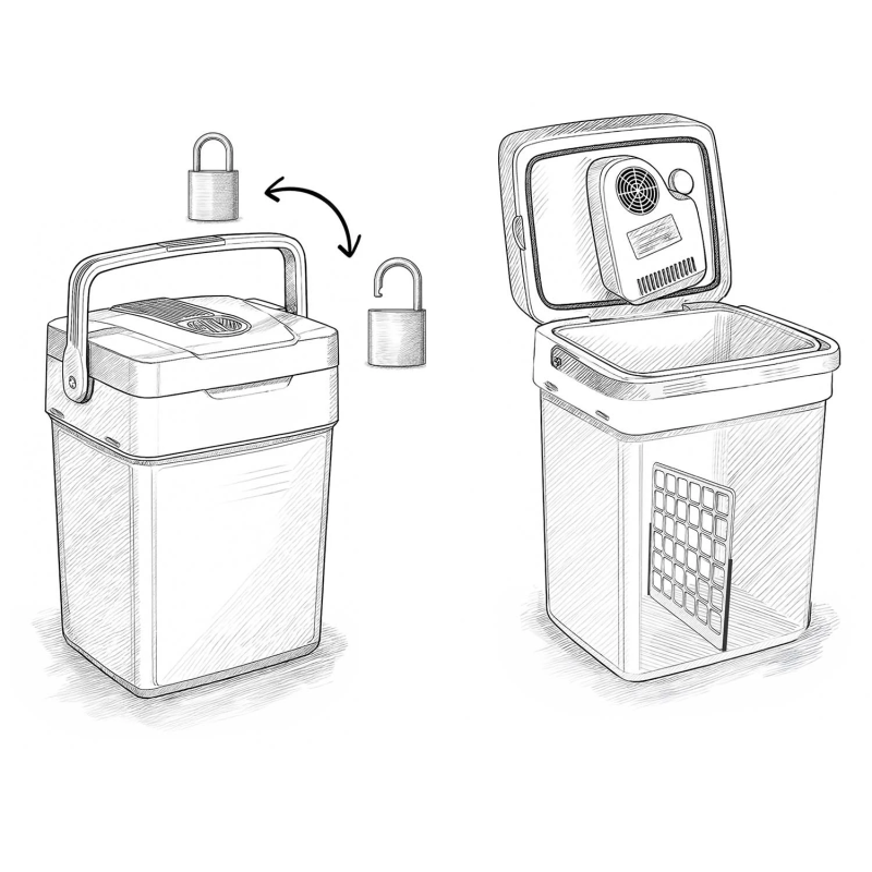 Холодильник туристичний Berdsen Icemax 26 л чорний