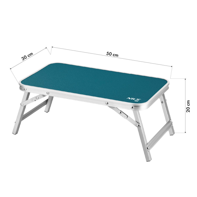 Стіл туристичний розкладний NILS CAMP NC3403 50 x 30 x 20 см, синій