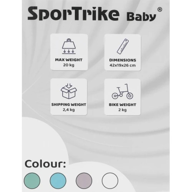 Дитячий біговел PettyTrike Блакитний