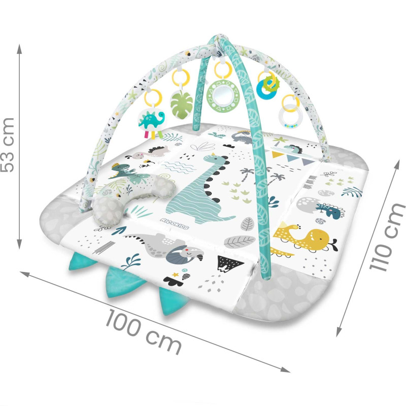 Килимок розвивальний 110 x 100 см Нессі Ricokids