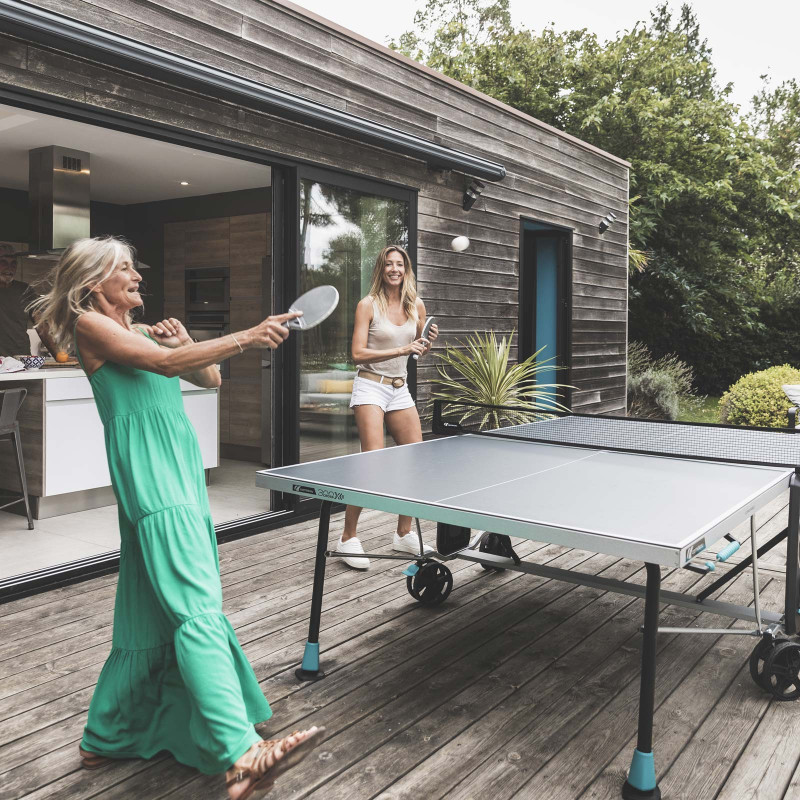 Стіл тенісний Cornilleau 300X OUTDOOR, сірий