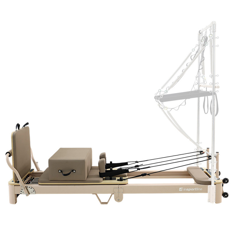 Pilates Reformer inSPORTline Comfolder EVO, бежевий
