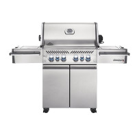 Газовий гриль Napoleon Prestige PRO P-500 з бічним пальником Sizzle Zone і вертілем (69232) нерж сталь PRO500RSIBPSS Код: 004564