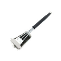 Щітка для гриля трьохрядна 2в1 (щітка+скребок) GRILLI 777455 Код: 013097