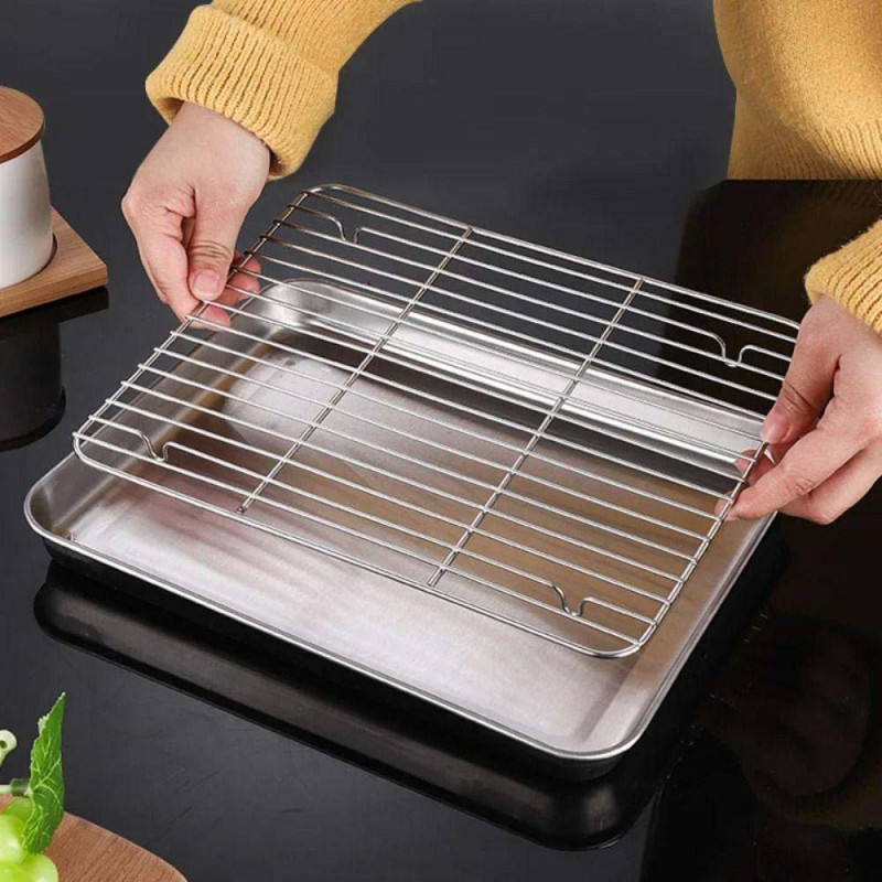 Піддон з нержавіючої сталі з решіткою 23,5 x 2,8 x 17,5 см GRILLI 777626 Код: 013401