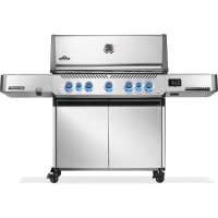 Газовий гриль Napoleon Prestige P 665 Connected з бічною конфоркою Sizzle Zone та вертілем (69632) нерж сталь P665VXRSIBPSS Код: 013840