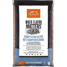 Пелети для гриля фірмова суміш Competition Blend 9кг 20л Traeger PEL417 Код: 014089