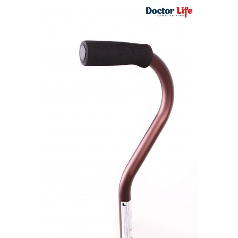 Тростина на чотирьох опорах алюмінієва Doctor Life 10111BZ з великою базою (10111BZ/C/E-709)