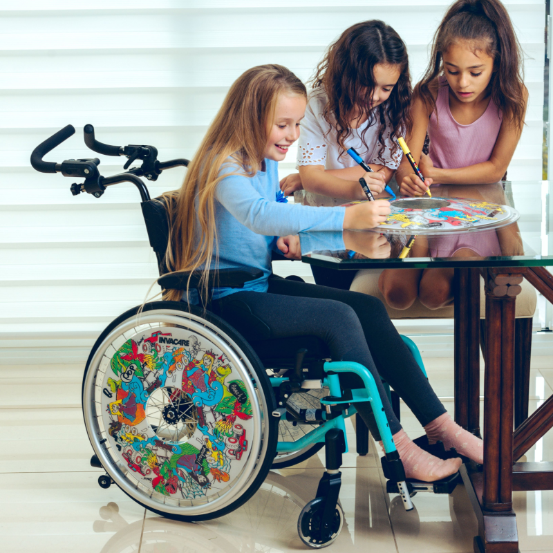 Активне дитяче крісло колісне Invacare Action 3 Junior Evolutive (Action 3 Junior Evolutive-1742)