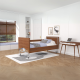 Ліжко Rehabed Taurus 2 LUX металеве з ламелями 90x200 SIL горіх (Nursing care bed TAURUS 2-2602)