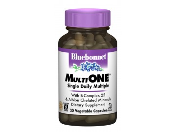 Мультивiтамiни з залiзом, MultiONE, Bluebonnet Nutrition, 30 гелевих капсул