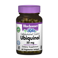 Убихинол 50мг, Cellular Active, Bluebonnet Nutrition, 60 желатиновых капсул